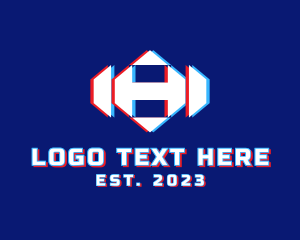 Web Host - Static Motion Letter H Arrow logo design
