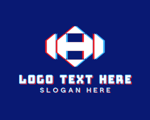 Game - Static Motion Letter H logo design