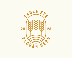 Agriculture Wheat Field logo design