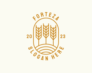 Agriculture Wheat Field logo design