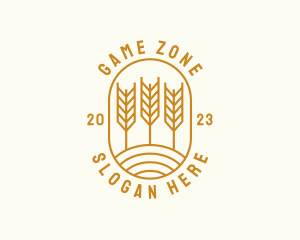 Agriculture Wheat Field logo design