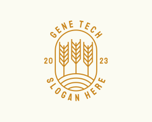 Agriculture Wheat Field logo design