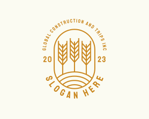 Produce - Agriculture Wheat Field logo design