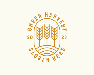 Agriculture - Agriculture Wheat Field logo design