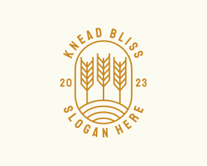 Agriculture Wheat Field logo design