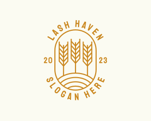 Agriculture Wheat Field logo design