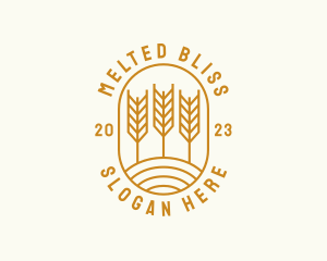 Agriculture Wheat Field logo design