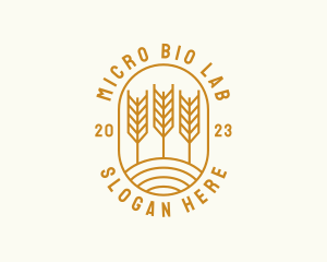 Agriculture Wheat Field logo design