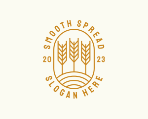 Agriculture Wheat Field logo design