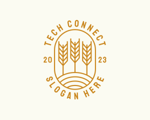 Environment - Agriculture Wheat Field logo design