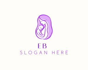 Mom Baby Childcare Logo