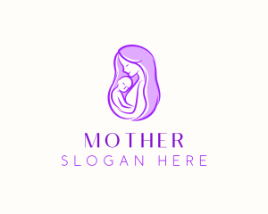 Mom Baby Childcare logo design