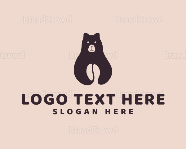 Bear Coffee Bean Logo