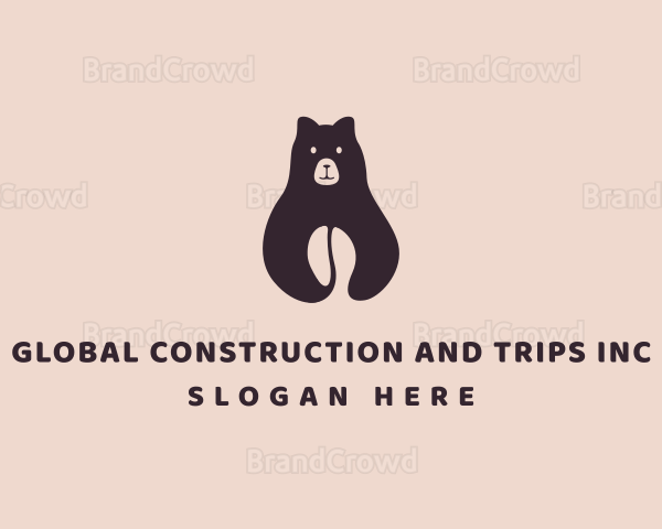 Bear Coffee Bean Logo