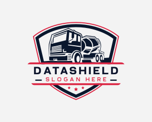 Truck - Truck Cement Construction logo design