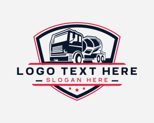 Builder - Truck Cement Construction logo design