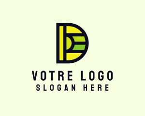 Letter D Advertising Company Logo