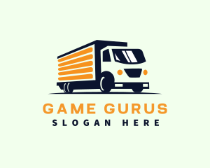 Logistics Delivery Truck Logo