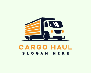 Logistics Delivery Truck logo design