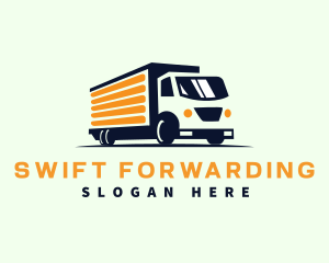 Logistics Delivery Truck logo design