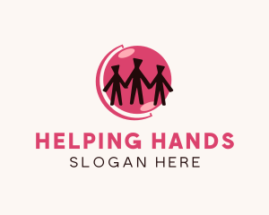 Humanitarian - Globe Humanitarian Community logo design
