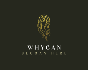 Hair Bun - Beauty Woman Hair logo design