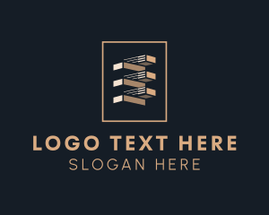 Event Center - Abstract Real Estate Building logo design