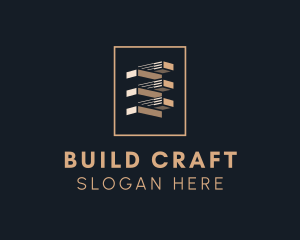 Abstract Real Estate Building logo design