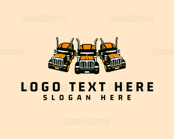 Heavy Cargo Truck Logo
