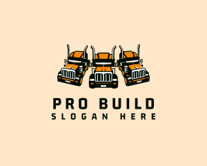 Heavy Cargo Truck Logo