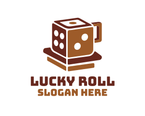 Lucky Dice Mug Cup logo design