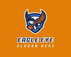 Eagle Football Sport Team logo design