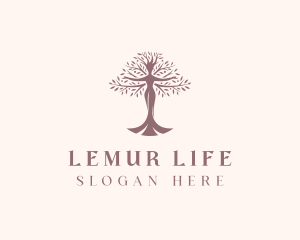 Beauty Woman Tree logo design