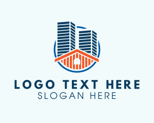 Skyscraper - Urban Property House logo design