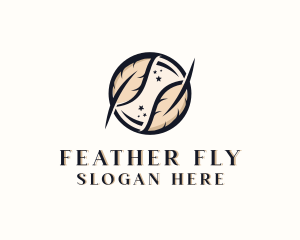 Feather Stationery Brand logo design