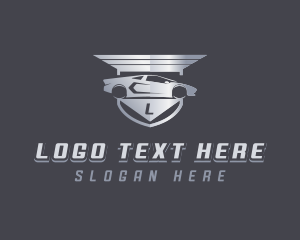 Sports Car - Vehicle Automotive Detailing logo design