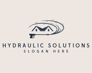 Hydraulic - Home Pressure Washer logo design