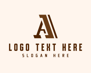 Art Deco Letter A Logo