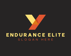 Orange Yellow Letter Y  logo design