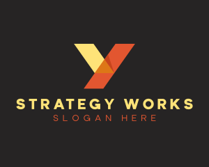 Consultancy - Orange Yellow Letter Y logo design