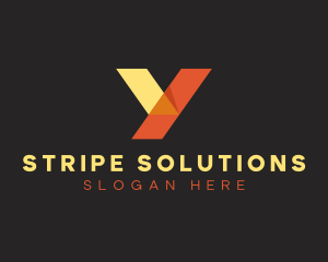 Orange Yellow Letter Y  logo design