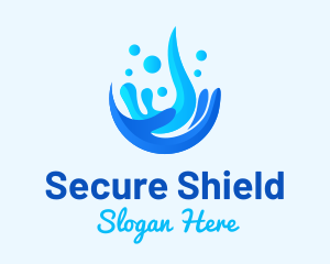 Protection - Hand Wash Protection logo design