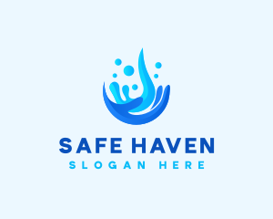 Hand Wash Protection logo design