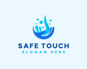 Hand Wash Protection logo design