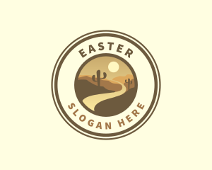 Western Desert Cactus  Logo