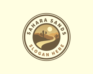 Sahara - Western Desert Cactus logo design