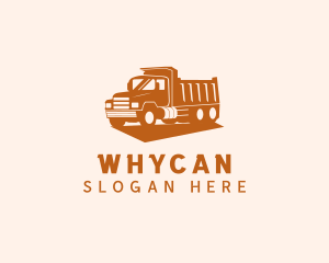 Logistics Transport Truck Logo