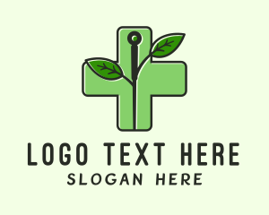 Traditional - Medical Cross Acupuncture logo design