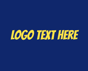 Friendly - Heroic Comic Wordmark logo design