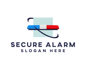 Alarm - Emergency Signal Light Siren logo design